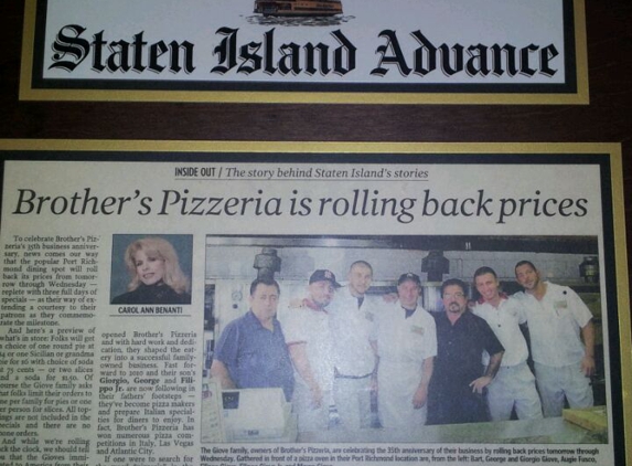 Brother's Pizza - Staten Island, NY