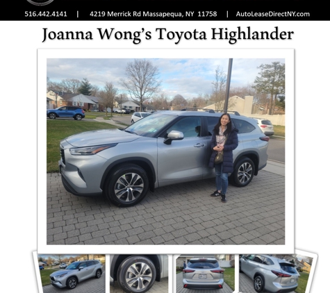 Auto Lease Direct - Massapequa, NY. Joanna Wong - Toyota Highlander