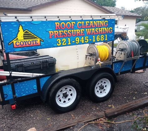 Coyote Roof Cleaning. Our Rig