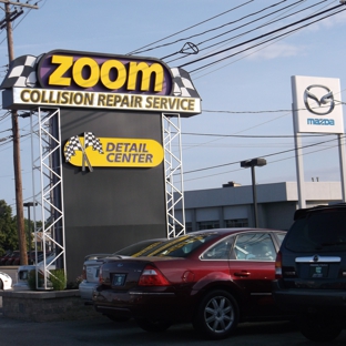 Zoom Collision Repair Service - Bedford, OH. Driving View of 14 Broadway Ave