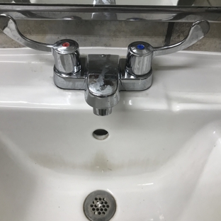 Texas Master Plumber LLC - Kemah, TX. Lavatory faucet with grid strainer
