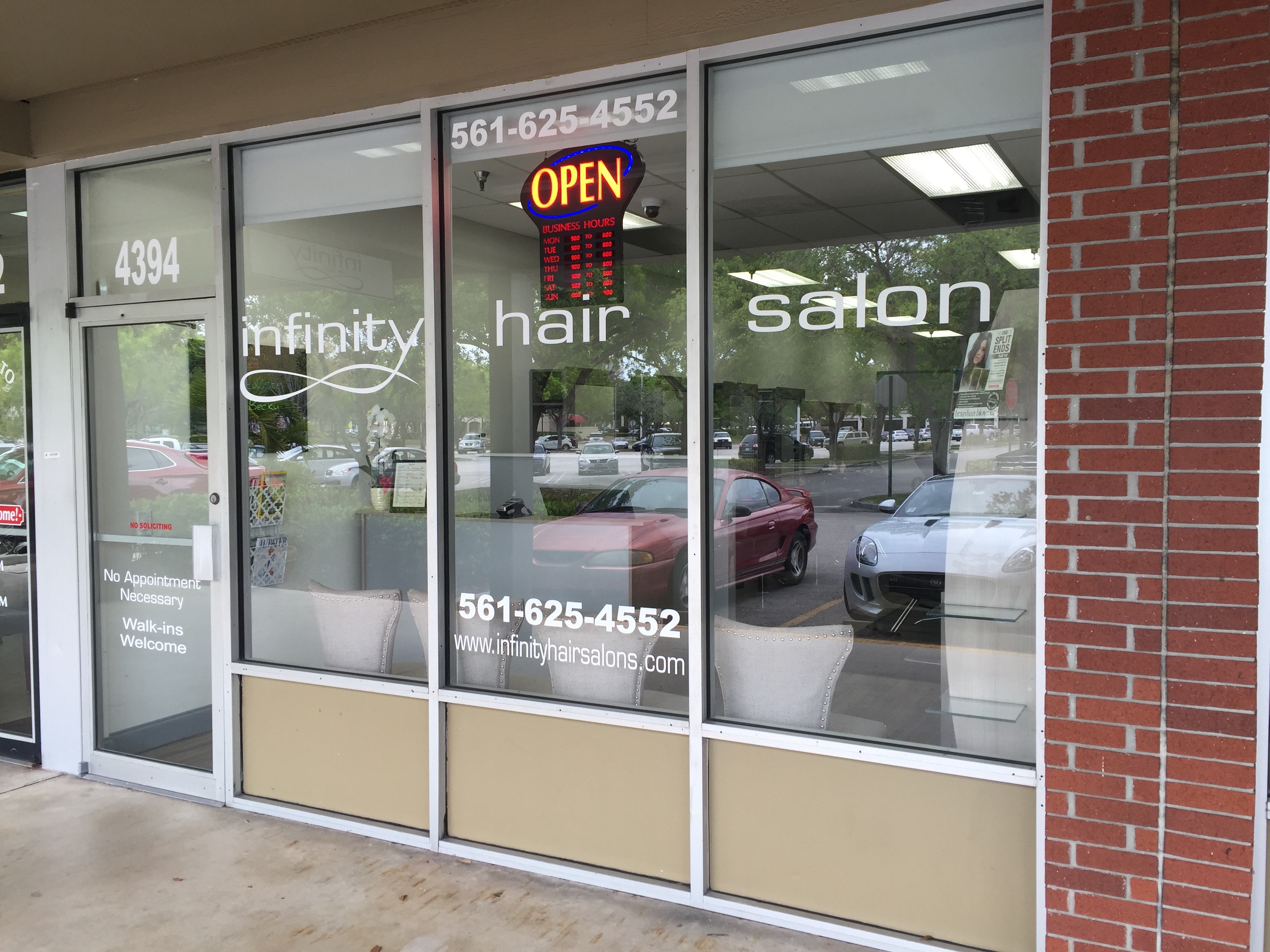 infinity hair salon near me