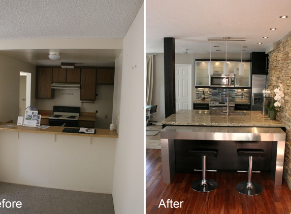 The Detroit Rehab Crew - Detroit, MI. Before and After photos side by side
