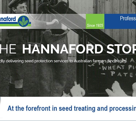 Jon & Margaret Schutz - Point Pass, SA. Mr Alf Hannaford was an outstanding agricultural pioneer. Read about our history.