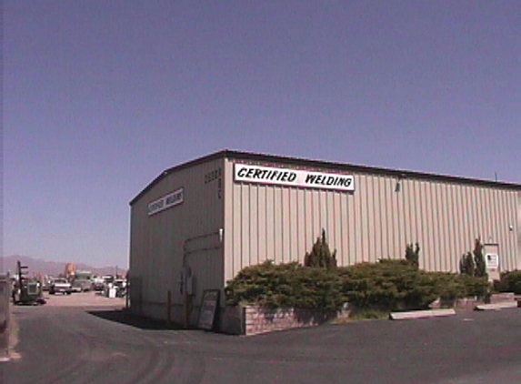 Certified Welding Services Corp. - Las Vegas, NV