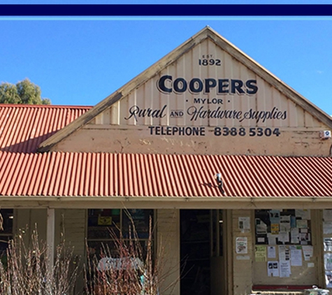 Coopers Rural & Hardware Supplies - Mylor, SA. A Range Of Veterinary Products & Supplements