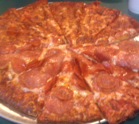 Stadium Pizza - San Jacinto, CA. If you like your pizza extra crispy this is the place to go. Never going back again.��������