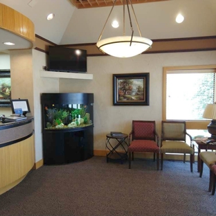 Beelman Dental - Bedford, TX. Waiting area and reception center at Bedford dentist Beelman Dental