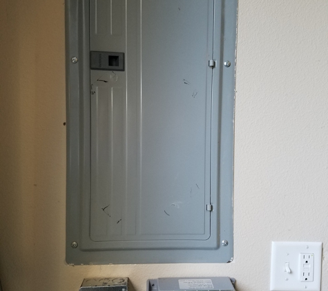 Balanced Electric, Inc. - Cheshire, OR. Added whole house surge protector on this Siemens panel in Eugene.