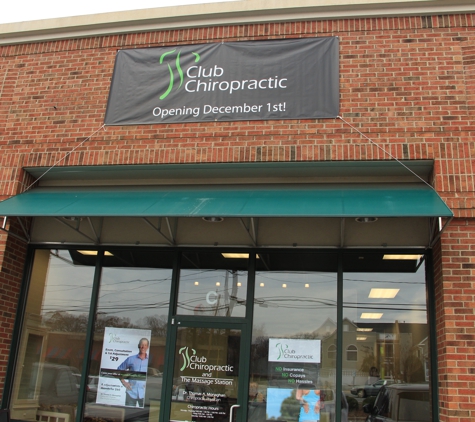 Club Chiropractic - Greensboro, NC. Front of practice