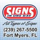 Signs In One Day - Signs