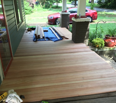 McGee Lumber - North Conway, NH. The rebuilding of an old porch in Plaza/Midwood