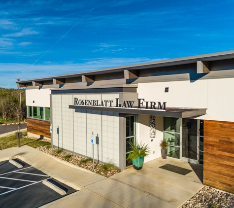 Rosenblatt Law Firm - San Antonio, TX. View of Rosenblatt Law Firm Building Entrance