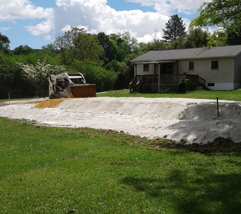 Smith Services. Sand mound in marryisville