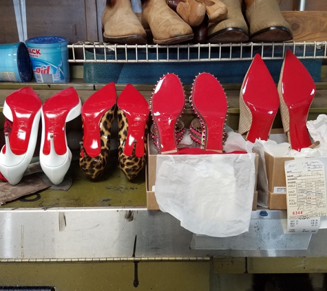 Musso Shoe Repair - Lafayette, LA. Louboutin red sole protectors can be put on at Musso shoe repair
