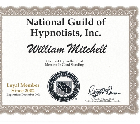 Personal Motivation Hypnosis Clinic - Springfield, IL. Certificate Hypnotherapist