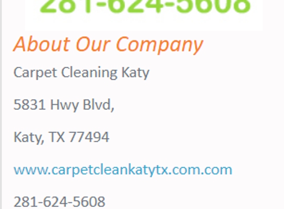 Carpet Cleaning Katy TX - Katy, TX