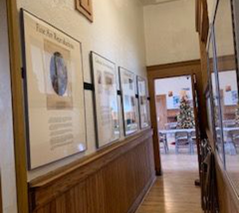 Burlington Northern Museum - Red Oak, IA. The Restored Burlington Northern Depot & WWII Memorial Museum, Red Oak, Iowa  USA