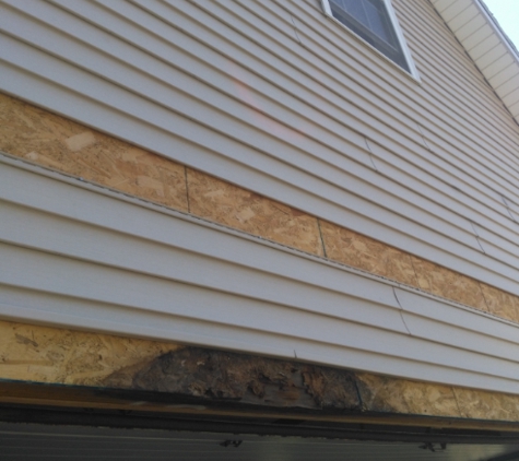 Masullo Brothers Builders Inc - Schenectady, NY. Masullo Brokers built a home in 2003; nothing between the vinyl siding with SUPPORTING beam.  fully rotted inside while outside seems fine