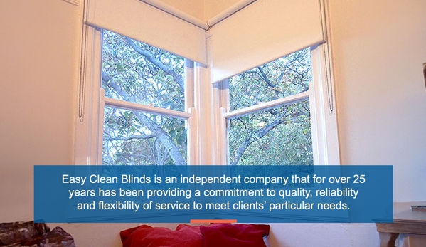 Easy Clean Blind Service - Highett, VIC. Easy Clean Blinds is an independent company that for over 25 years has been providing a commitment to quality.