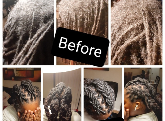 Elegance Hair Braiding - Suitland, MD. My grandson's hair
Before and After

Simply amazing!