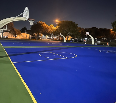 First Class Courts, Inc - Parkland, FL. Basketball court resurfacing at Palm Springs Elementary in Hialeah, FL