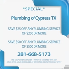 Plumbing of Cypress TX