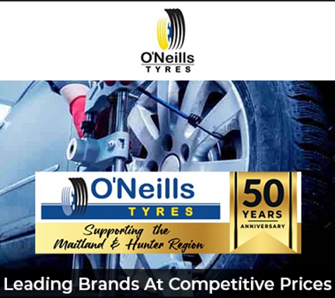 O'Neills Tyres - East Maitland, NSW. Leading Brands At Competitive Prices