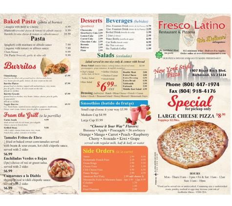 Fresco Restaurant and Pizza - Richmond, VA