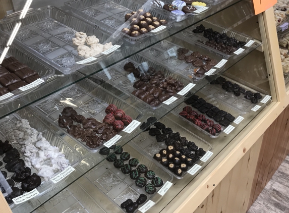 The Red Shed - Bloomfield, IA. Homemade Chocolates, mmm!