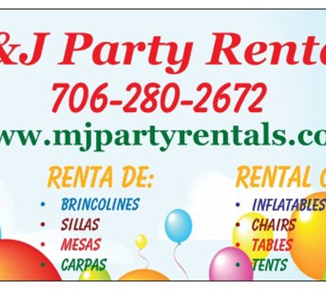 M &J Party Rentals - Rocky Face, GA