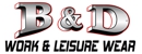 B&D Work and Leisure Wear - Embroidery