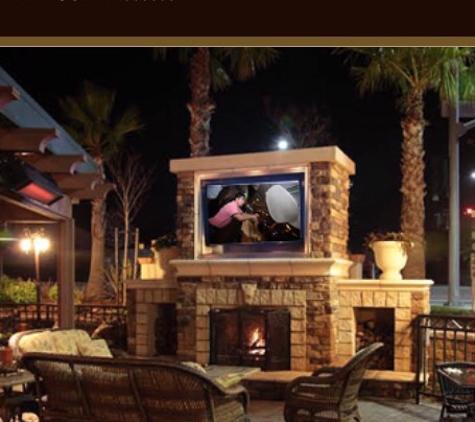 Skipolinis Pizza & Pasta - Rocklin, CA. Patio has a fireplace and big screen tv!!!!