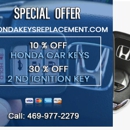 Honda Keys Replacement - Locks & Locksmiths