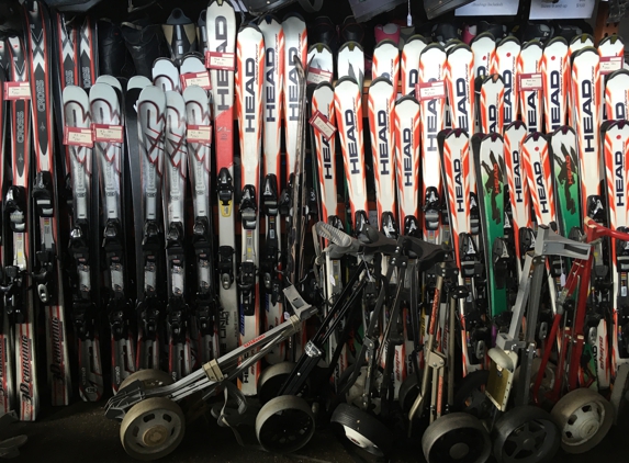 The Ski Warehouse - Garden City, NY. Some of the skis they had on display