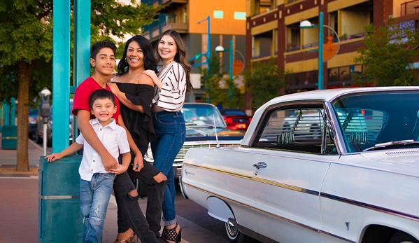 Portraits By Joy - Albuquerque, NM. Family photography at iconic Albuquerque locations.