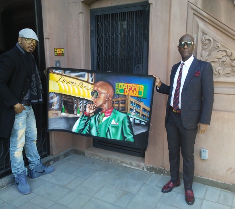 Soul Artistic Trends Art Company - New York, NY. Original painting for the legendary Dapper Dan of Harlem fashion legend . Giving by the company to DAPPER DAN for his merge with the Gucci