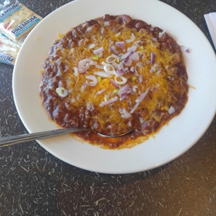 MooMoo's Burger Barn - Rocklin, CA. Bowl of Chili With cheese & onions!! The BOMB!!