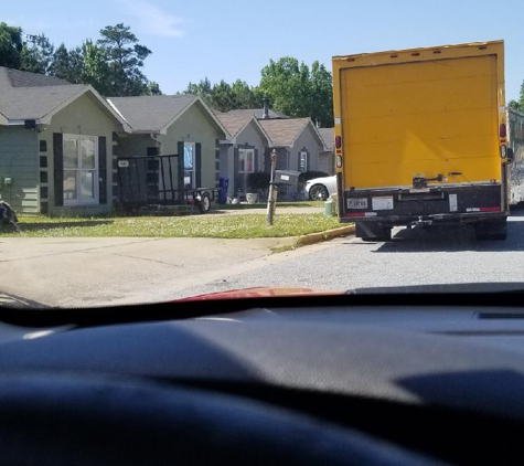 Jolly Jump Inflatables - Columbus, GA. Vehicle never left , parked in front of their home while we wait for them at my son’s party.