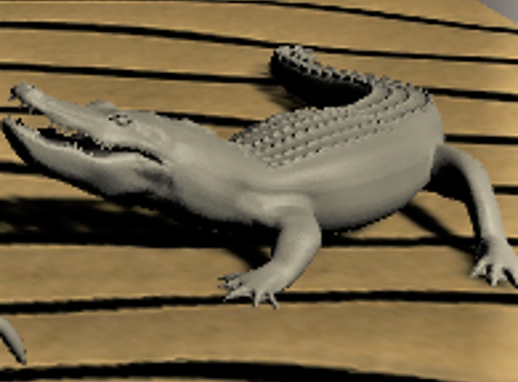 Evolution Through the Ages - Covington, LA. Crocodile Organism   (Macro World Creature V.3.1)   - Texture missing from image- #Evogame #Evolutionthroughtheages