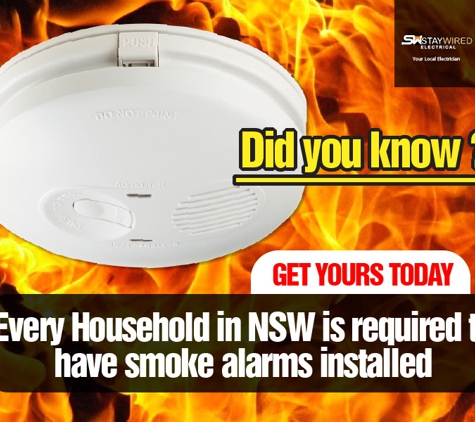Staywired Electrical - Mosman, NSW. Smoke Alarms Serviced By Staywired Electricians