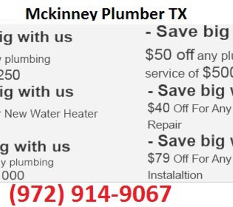 Mckinney Plumber TX - McKinney, TX