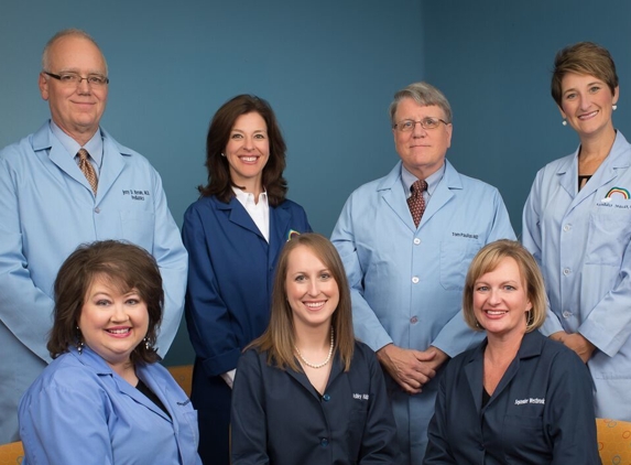 All For Kids Pediatric Clinic - Little Rock, AR. Our physicians:  standing left to right:  Dr. Jerry Byrum, Dr. Dawn Martin, Dr. Tom Paulus, Dr. Kim Skelley.  Seated left to right:  Dr. Marsha Salman, Dr. Ashley Halpain, Dr. September Westbrook.