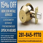 Locksmith Services Friendswood