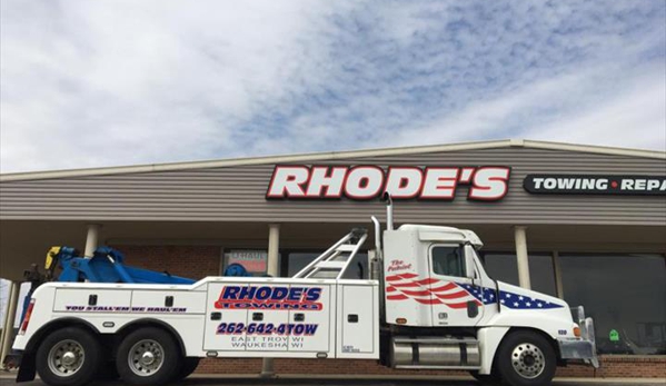 Rhode's Towing - Repair - Sales, Inc. - East Troy, WI