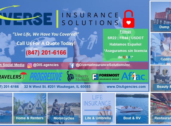 Diverse Insurance Solutions - Waukegan, IL. What We Do