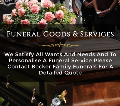Becker Family Funerals - Taree, NSW. Funeral Goods & Services