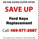 Ford Keys Replacement - Locks & Locksmiths