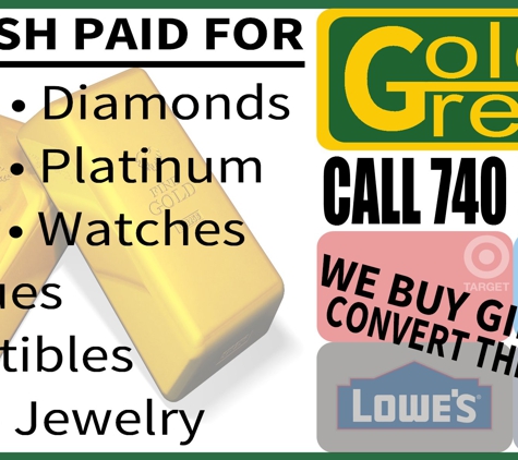 Gold2Green-Cash For Gift Cards Gold Diamonds - Bridgeport, OH