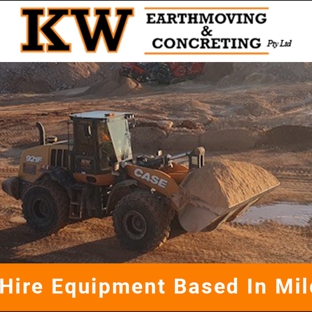 KW Earthmoving & Concreting - Gol Gol, NSW. Dry Hire Equipment Based In Mildura